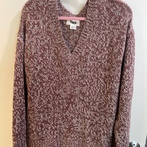 PINK Victorias Secret V-Neck Knit Sweater (Pink)